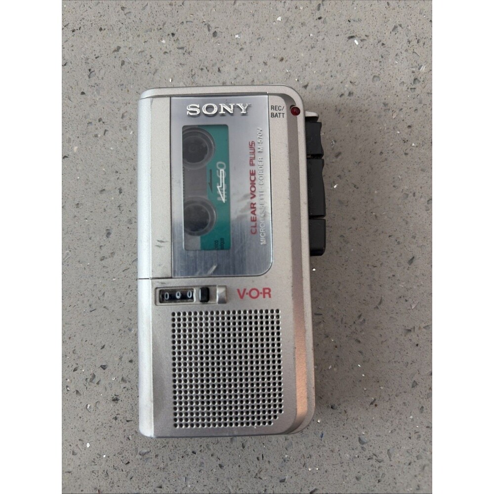 Sony M-570V Handheld Cassette Voice Recorder Parts Only